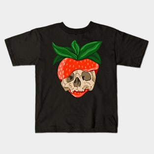 Strawberry Skull Kids T-Shirt